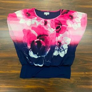 Pink, Purple, Blue Blouse | Barely Used